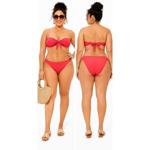 Women's Bikini Bottoms by Vitamin A Coral Size XXL New With Tags